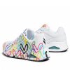 246506 Sneaker Uno Spread The Love 155507 Bianco, Multicolor
